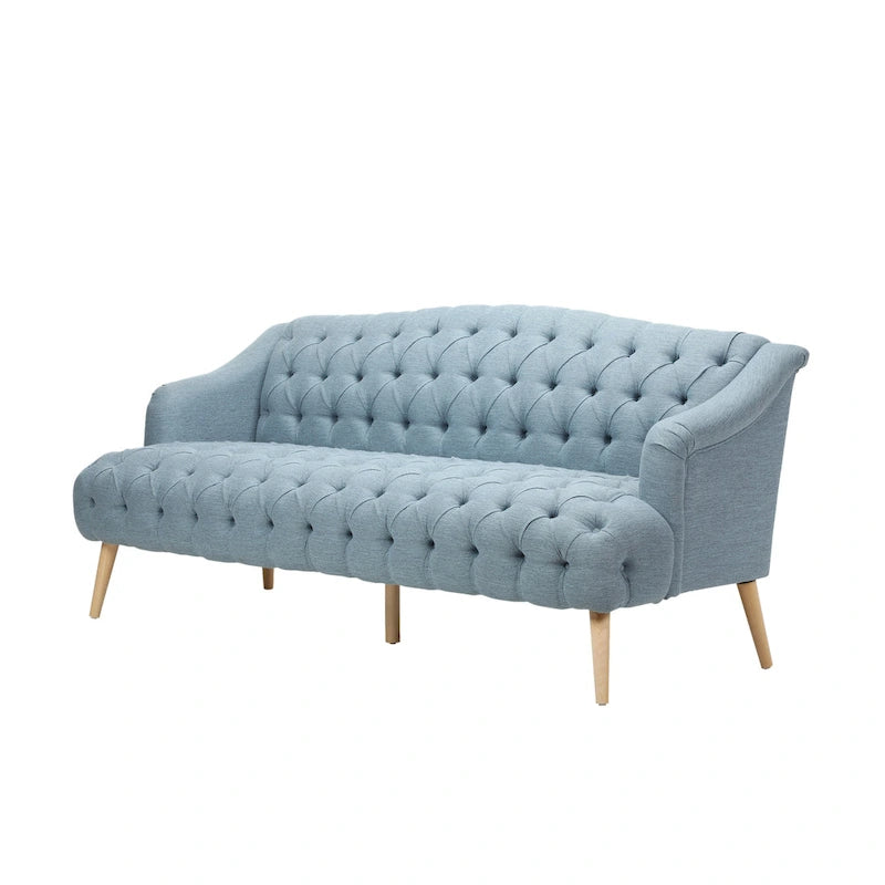 Canapé en tissu touffeté à 3 places Adelia Modern de Christopher Knight Home