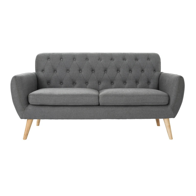 Canapé compact moderne du milieu du siècle Bernice par Christopher Knight Home