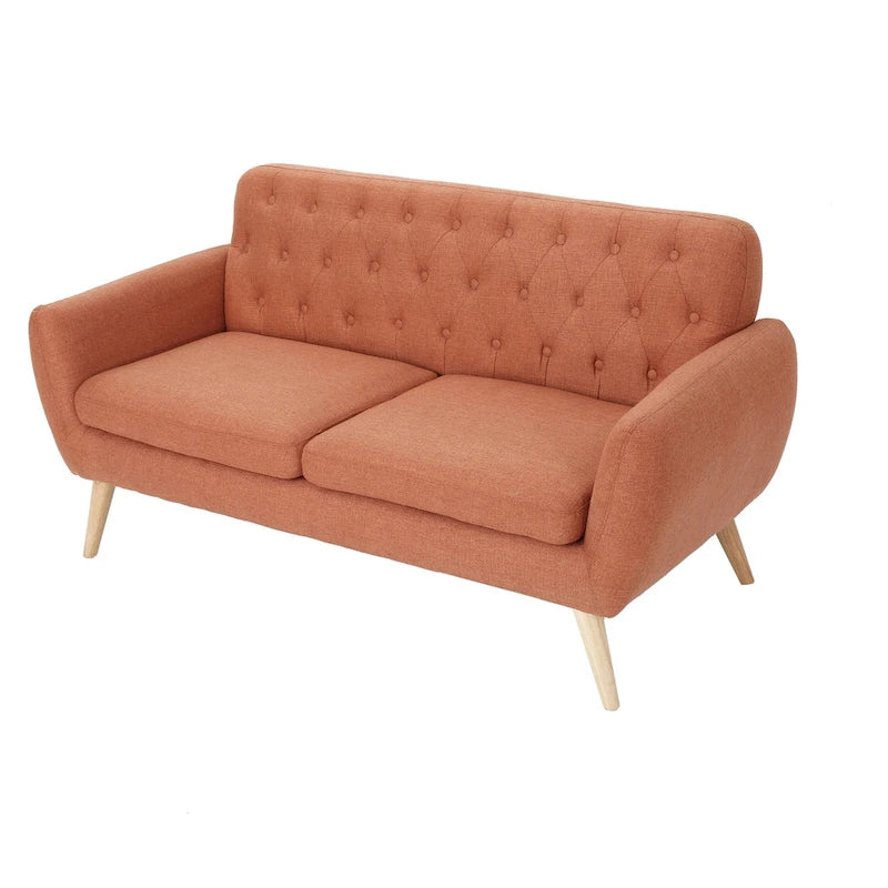 Canapé compact moderne du milieu du siècle Bernice par Christopher Knight Home