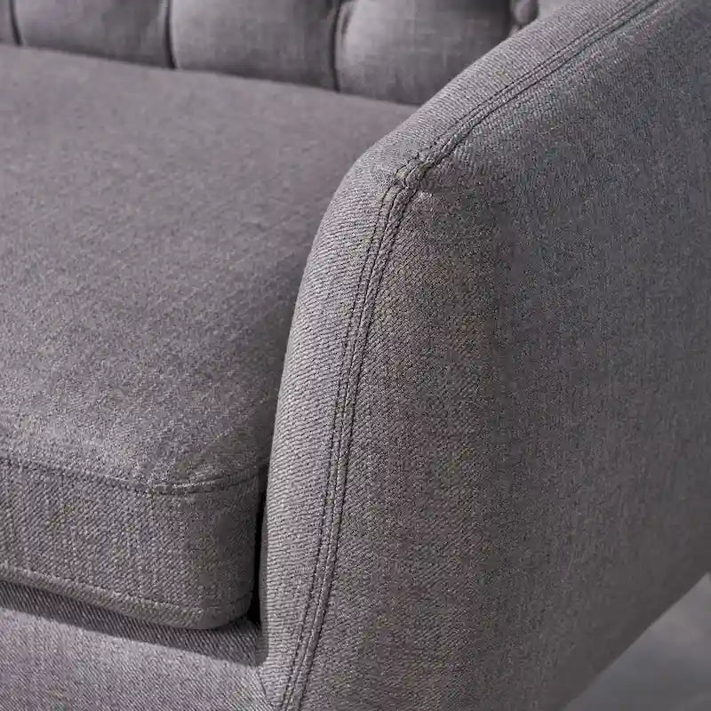 Canapé compact moderne du milieu du siècle Bernice par Christopher Knight Home