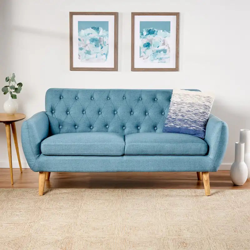 Canapé compact moderne du milieu du siècle Bernice par Christopher Knight Home