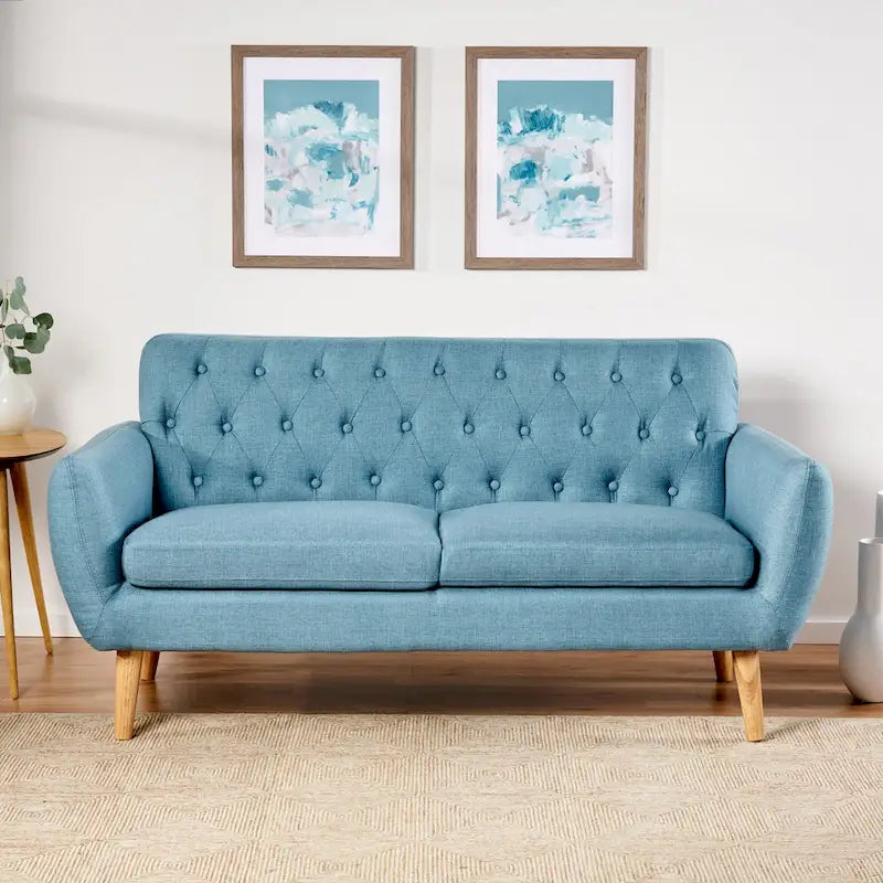 Canapé compact moderne du milieu du siècle Bernice par Christopher Knight Home