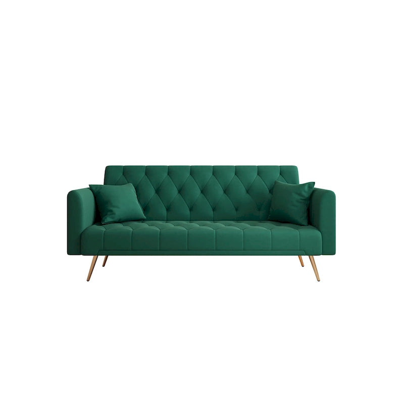 Canapé-lit double convertible rembourré - 19.00 x 71.00 x 30.00