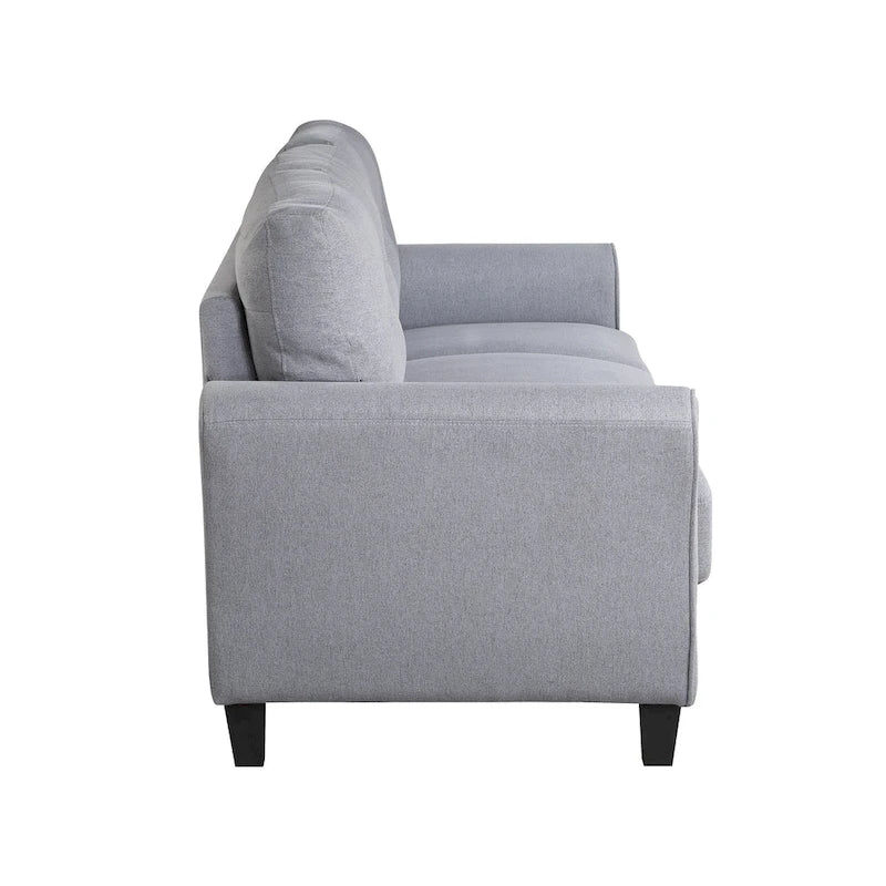 Canapé en lin gris - 30,00 x 79,90 x 34,50