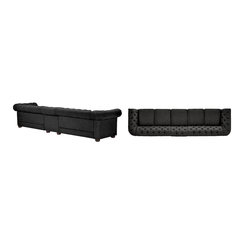 Canapé d'angle Chesterfield 4 places Gdansk