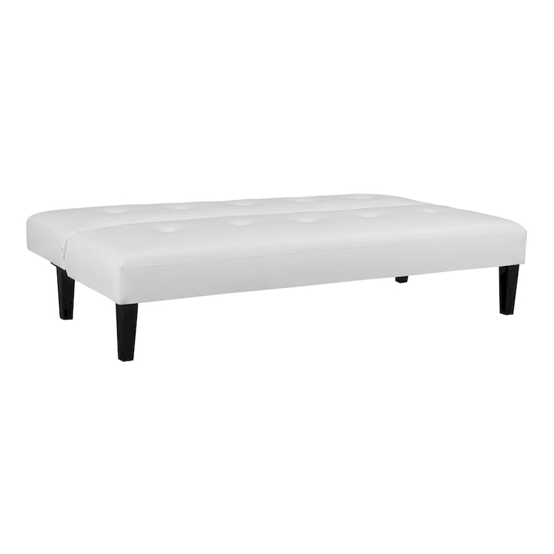 Collection ultime de canapés futons : Canapé futon avec accoudoirs et porte-gobelets, Canapé capitonné avec pieds en bois