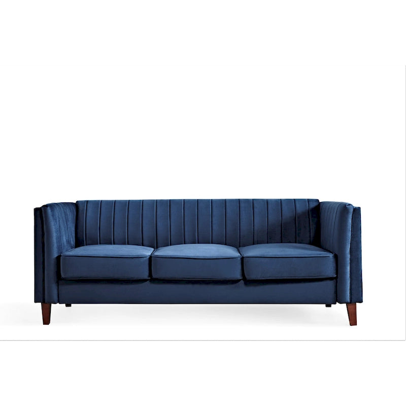 Canapé Design Carré Capitonnage Linéaire