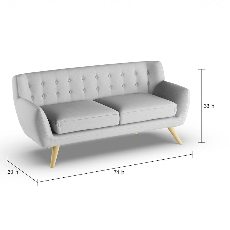 Canapé moderne capitonné Brandbu de Carson Carrington