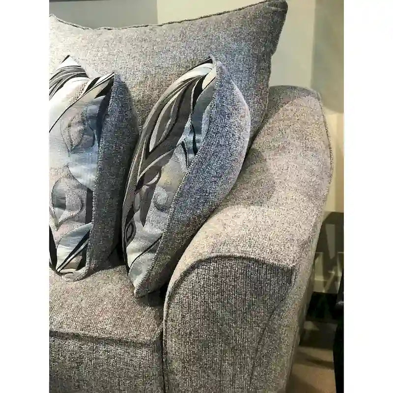 Canapé en tissu avec coussins de dossier Roundhill Furniture Camero