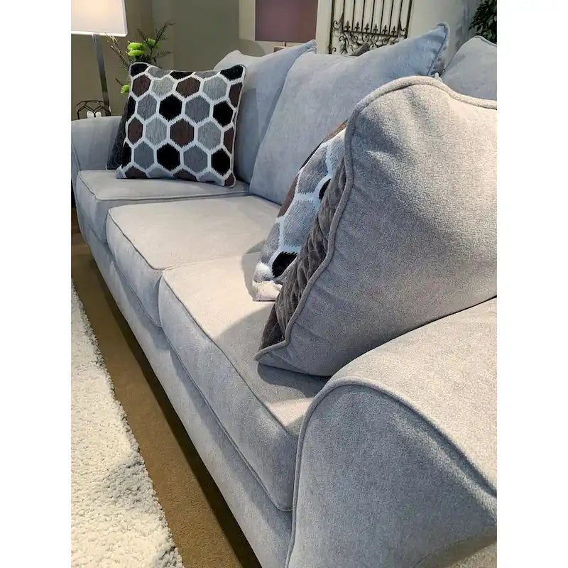 Canapé en tissu avec coussins de dossier Roundhill Furniture Camero