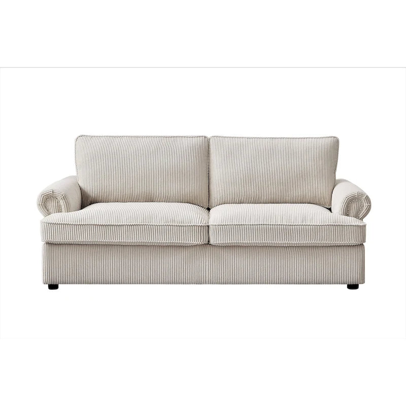 Canapé-lit US Pride Furniture Viviana 76 po à dossier rembourré en polyester