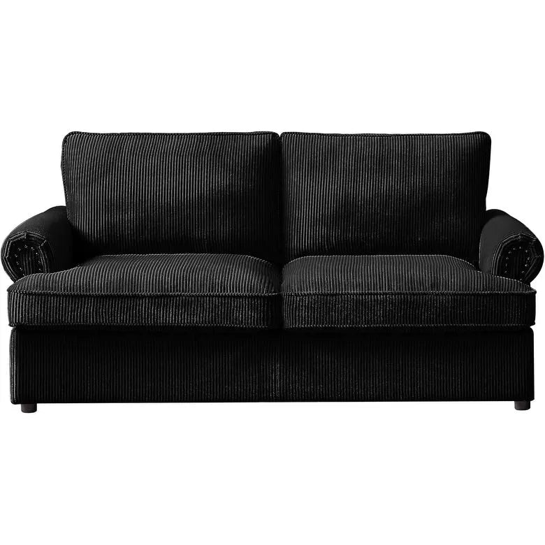 Canapé-lit US Pride Furniture Viviana 76 po à dossier rembourré en polyester