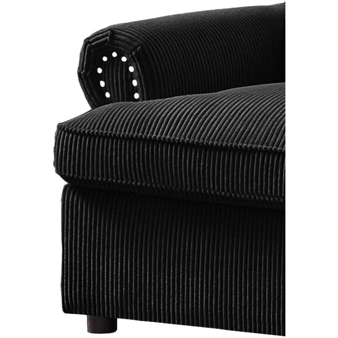 Canapé-lit US Pride Furniture Viviana 76 po à dossier rembourré en polyester