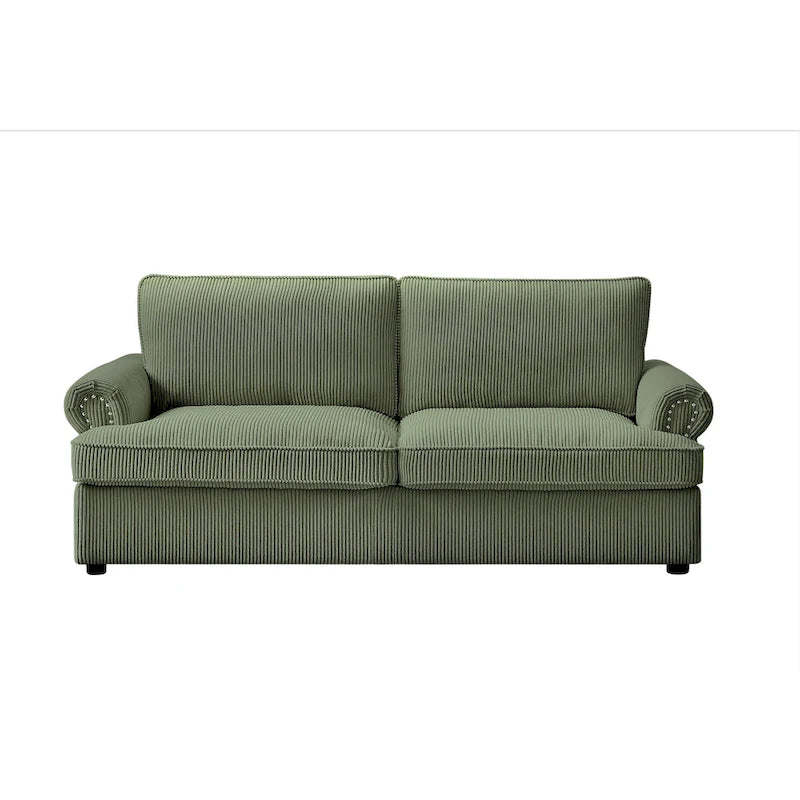Canapé-lit US Pride Furniture Viviana 76 po à dossier rembourré en polyester