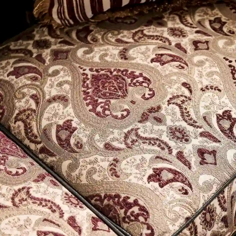Canapé Rend traditionnel en similicuir avec accoudoirs roulés et capitonnage par Furniture of America