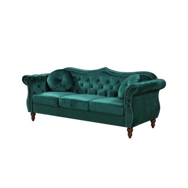Canapé Anna en velours clouté US Pride Furniture