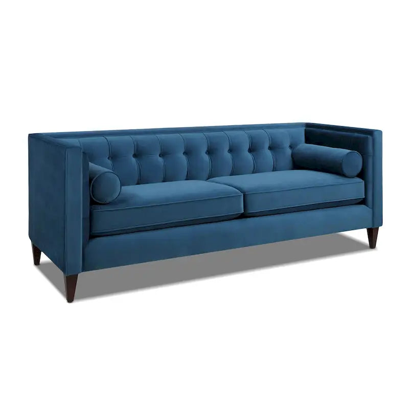 Canapé de style tuxedo Jack 84 Mid-Century Modern avec traversins