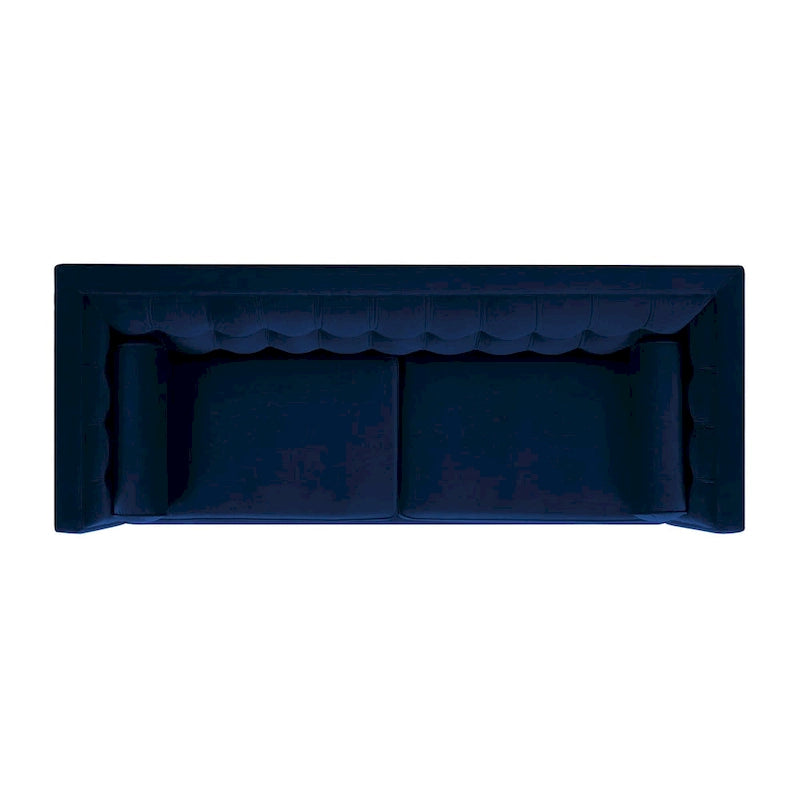 Canapé de style tuxedo Jack 84 Mid-Century Modern avec traversins