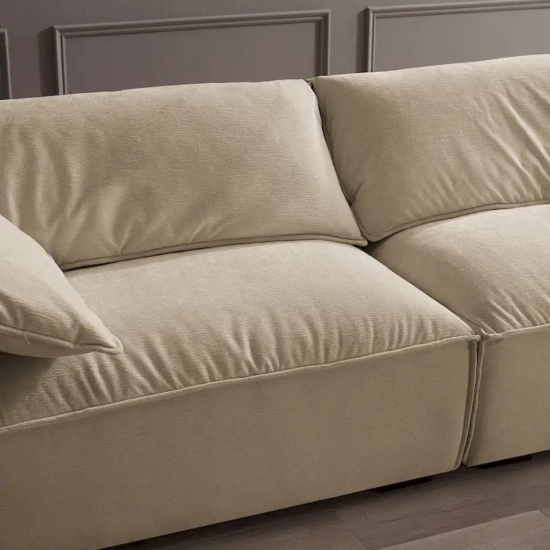 Canapé moderne VANOMi 225 cm, Canapé de loisirs pour salle de jeux et salon - 75' x 24'