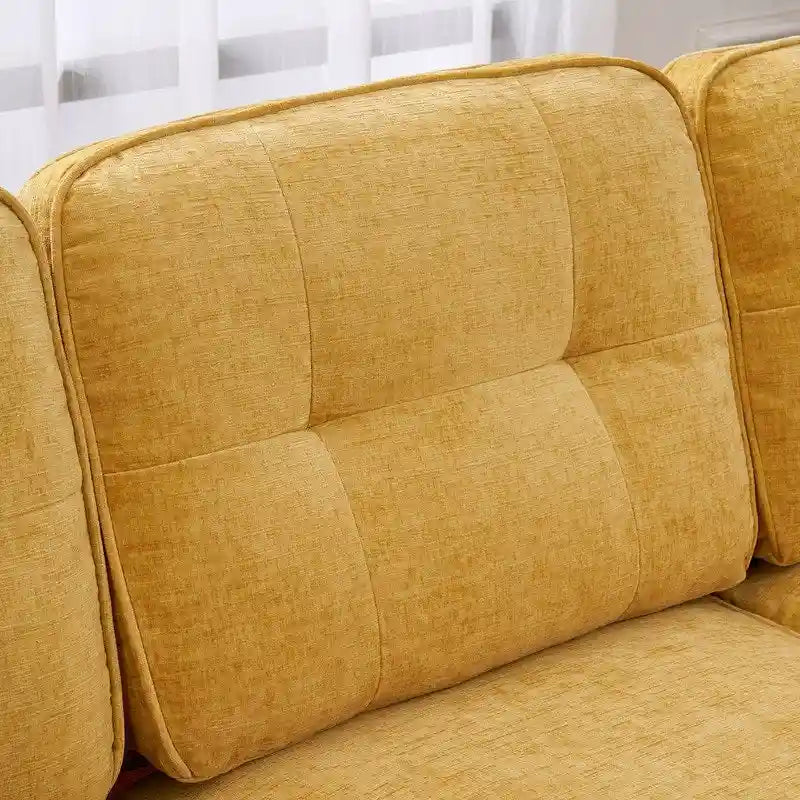 Canapé modulaire d'intérieur trois places simple et élégant