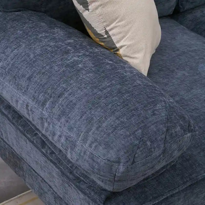 Canapé modulaire d'intérieur trois places simple et élégant