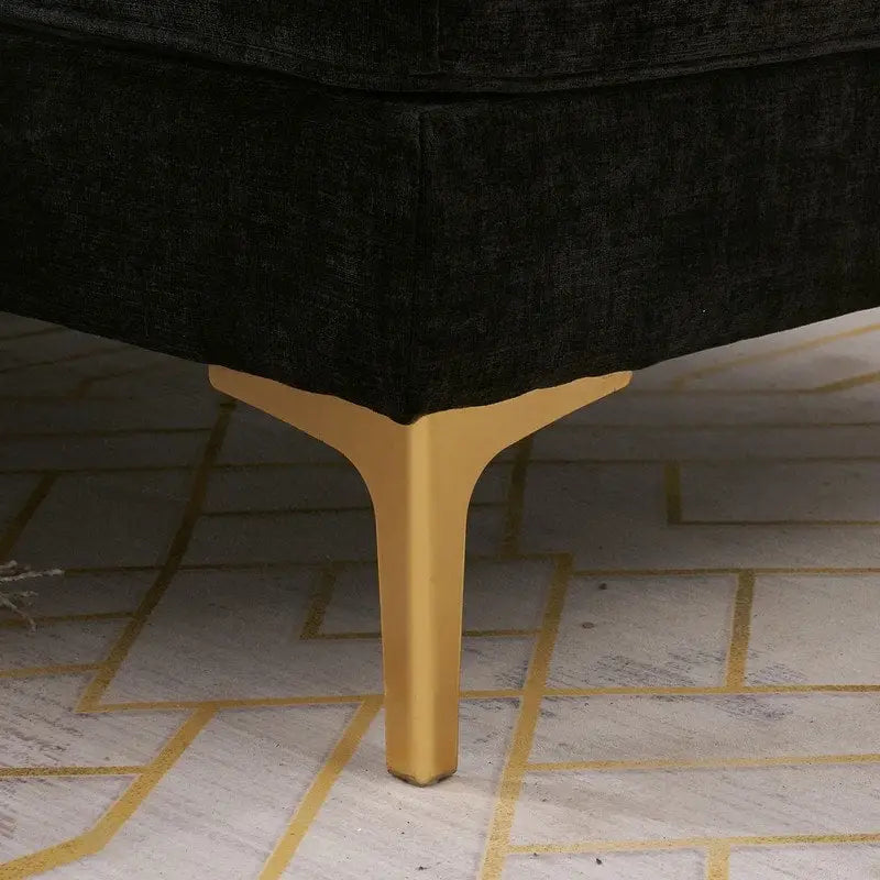 Canapé modulaire d'intérieur trois places simple et élégant