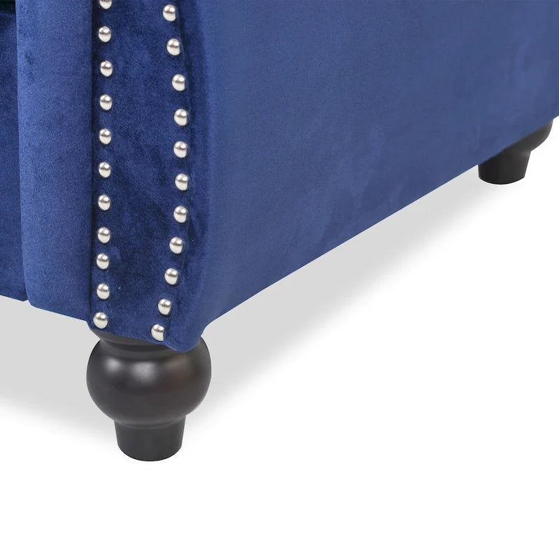 Canapé Chesterfield en Velours capitonné Parksley par Christopher Knight Home