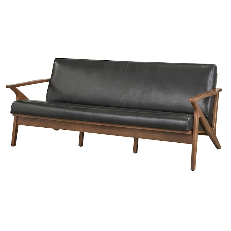 Canapé en bois massif style Mid-Century Simple Living Bianca