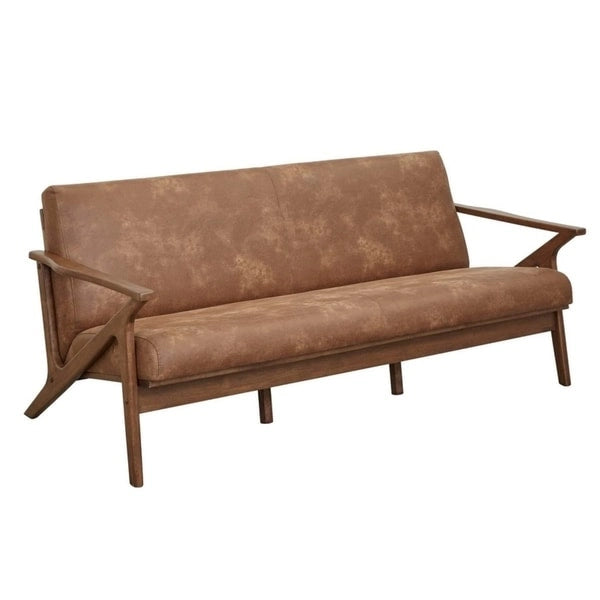 Canapé en bois massif style Mid-Century Simple Living Bianca