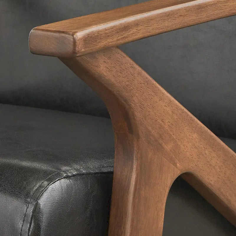 Canapé en bois massif style Mid-Century Simple Living Bianca