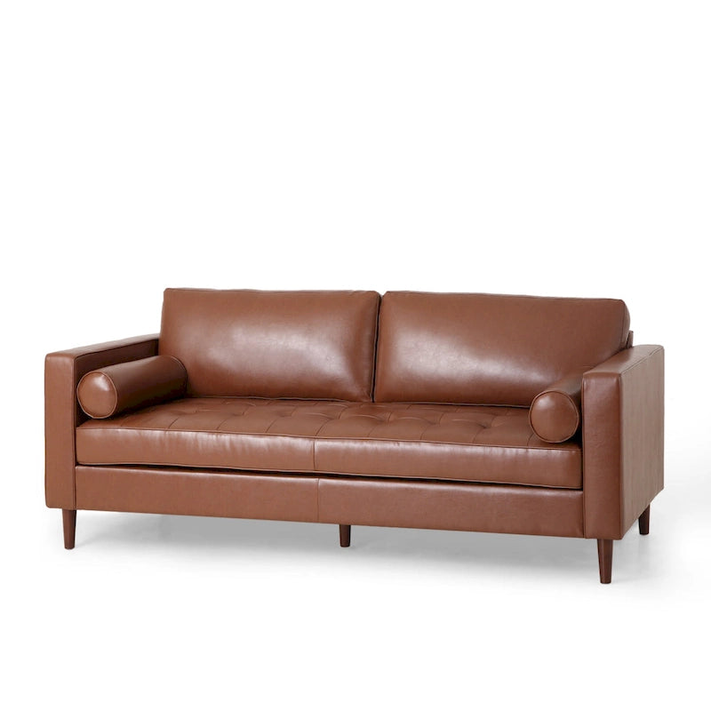 Canapé 3 places capitonné contemporain Malinta de Christopher Knight Home - 82,25 L x 33,00 l x 33,00 H