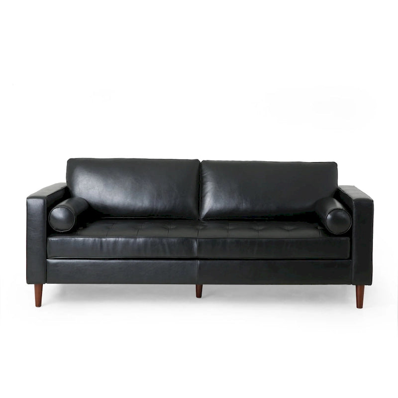 Canapé 3 places capitonné contemporain Malinta de Christopher Knight Home - 82,25 L x 33,00 l x 33,00 H