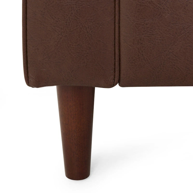 Canapé 3 places capitonné contemporain Malinta de Christopher Knight Home - 82,25 L x 33,00 l x 33,00 H
