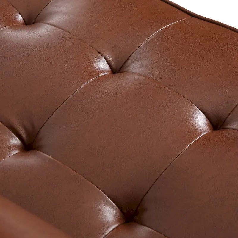 Canapé 3 places capitonné contemporain Malinta de Christopher Knight Home - 82,25 L x 33,00 l x 33,00 H