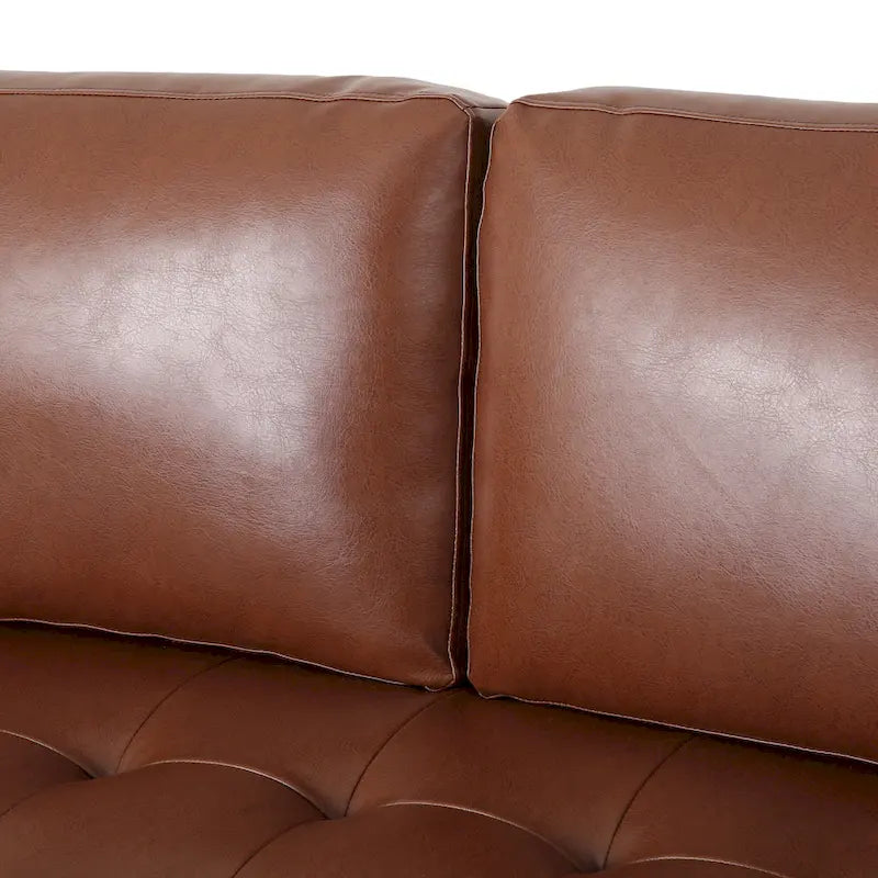 Canapé 3 places capitonné contemporain Malinta de Christopher Knight Home - 82,25 L x 33,00 l x 33,00 H