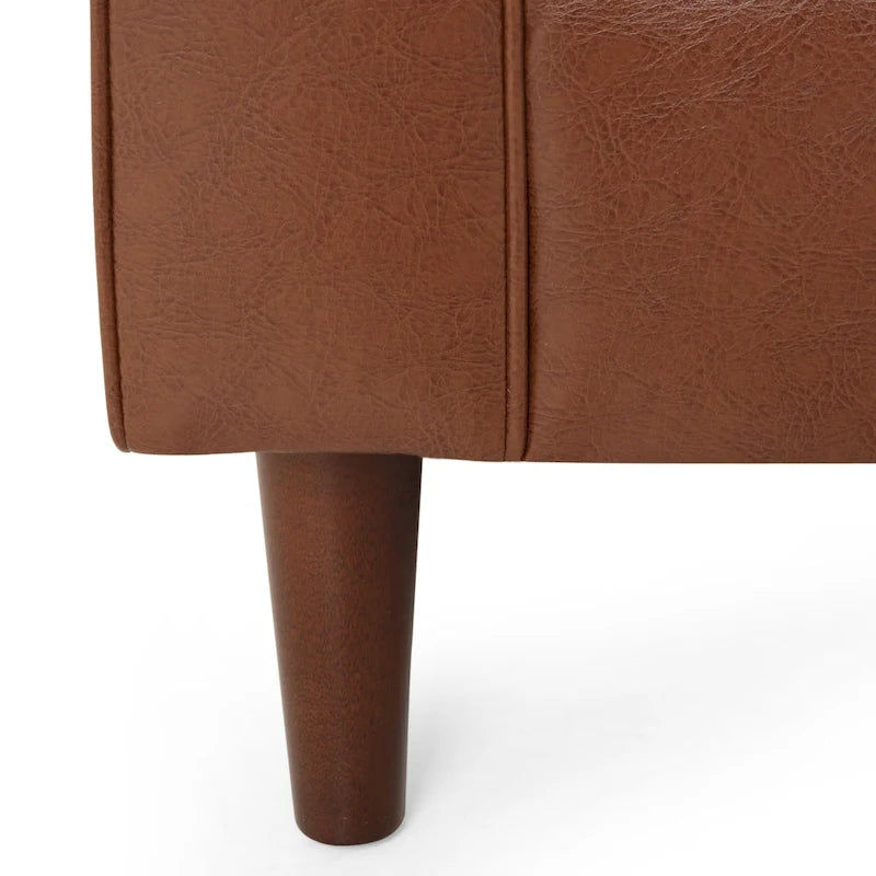 Canapé 3 places capitonné contemporain Malinta de Christopher Knight Home - 82,25 L x 33,00 l x 33,00 H