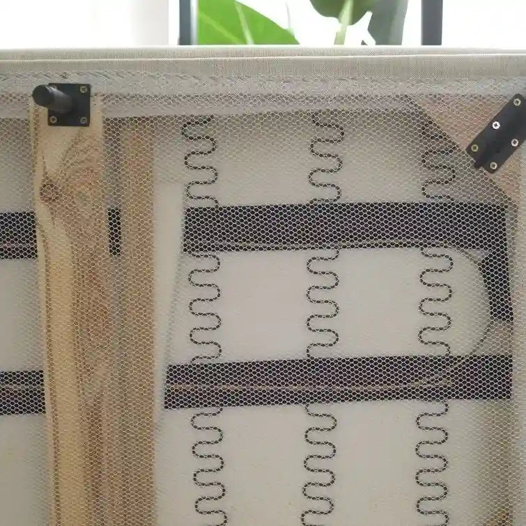 Canapé en tissu gris moderne en coton et lin pour salon