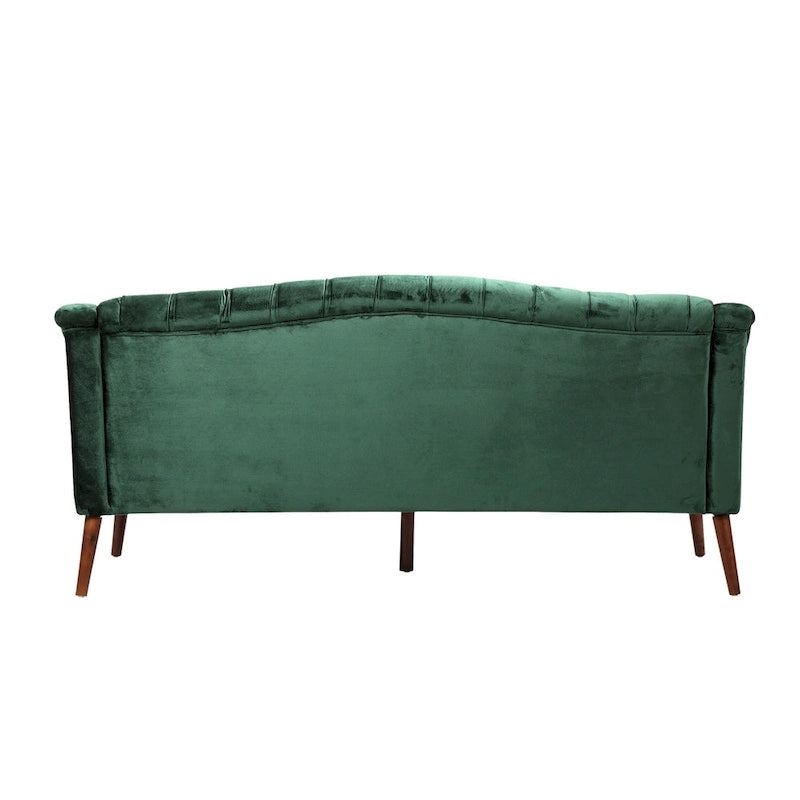 Canapé Adelia en velours capitonné style moderne glamour de Christopher Knight Home