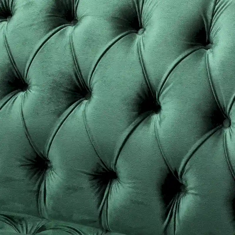 Canapé Adelia en velours capitonné style moderne glamour de Christopher Knight Home
