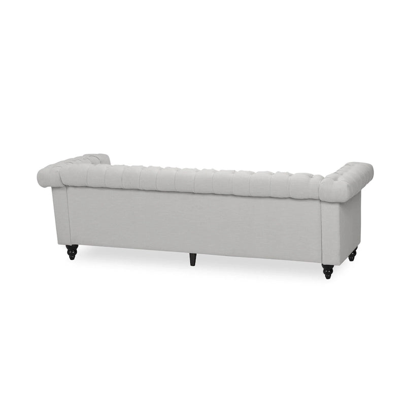 Canapé Chesterfield capitonné gris Parkhurst de Christopher Knight Home