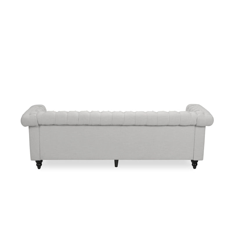 Canapé Chesterfield capitonné gris Parkhurst de Christopher Knight Home