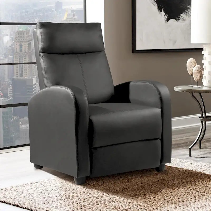 Fauteuil inclinable Homall en cuir PU, inclinable individuel pour salon
