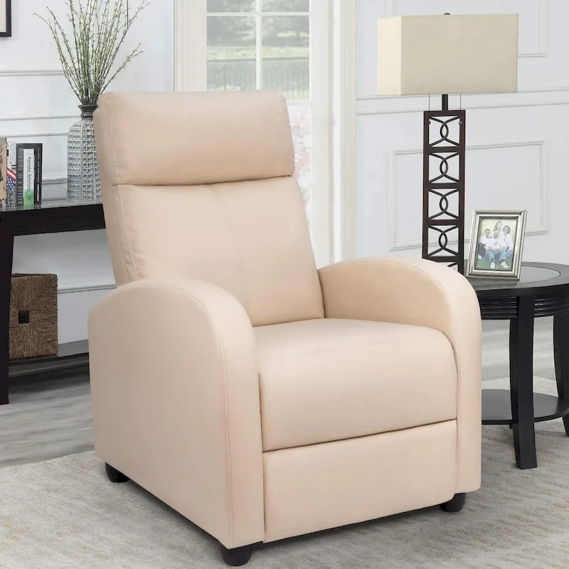 Fauteuil inclinable Homall en cuir PU, inclinable individuel pour salon