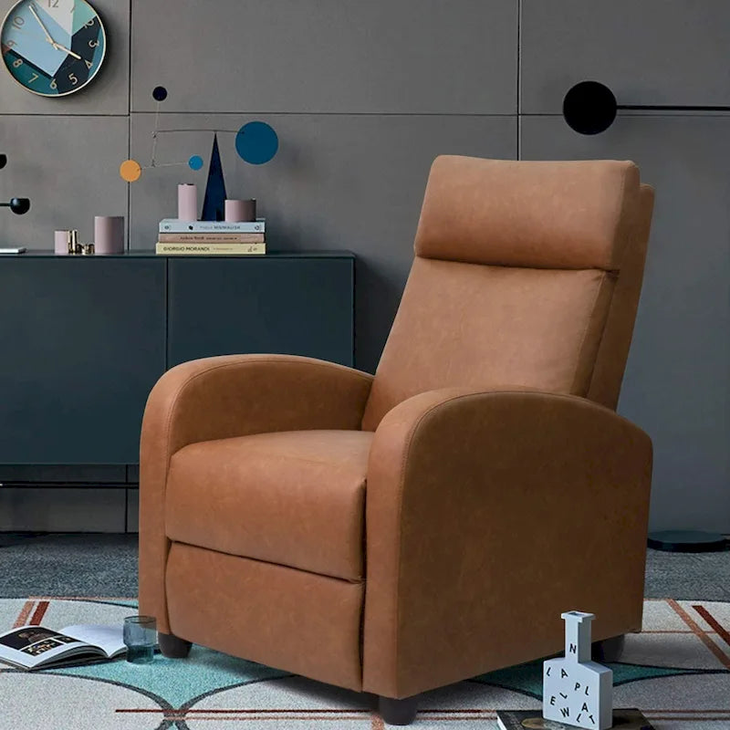 Fauteuil inclinable Homall en cuir PU, inclinable individuel pour salon