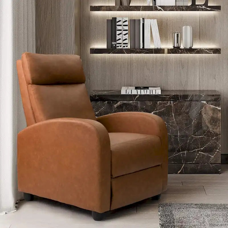 Fauteuil inclinable Homall en cuir PU, inclinable individuel pour salon