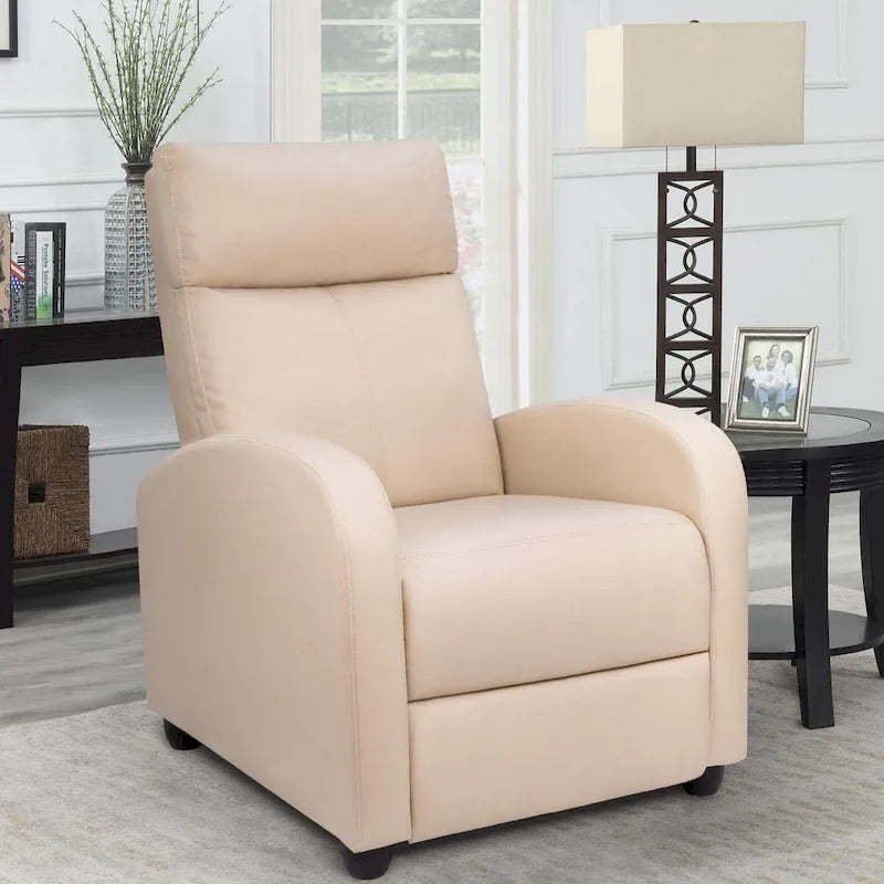 Fauteuil inclinable Homall en cuir PU, inclinable individuel pour salon