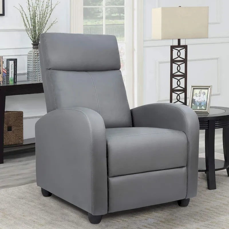 Fauteuil inclinable Homall en cuir PU, inclinable individuel pour salon
