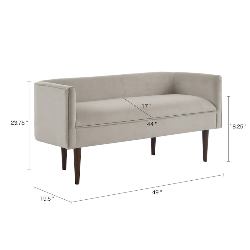 Banc d'appoint Lovisa crème Madison Park