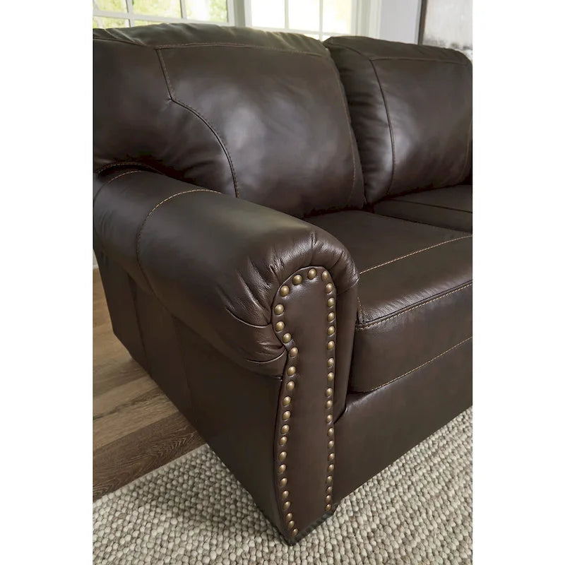 Canapé Signature Design by Ashley Colleton marron foncé – 92L x 40P x 39H