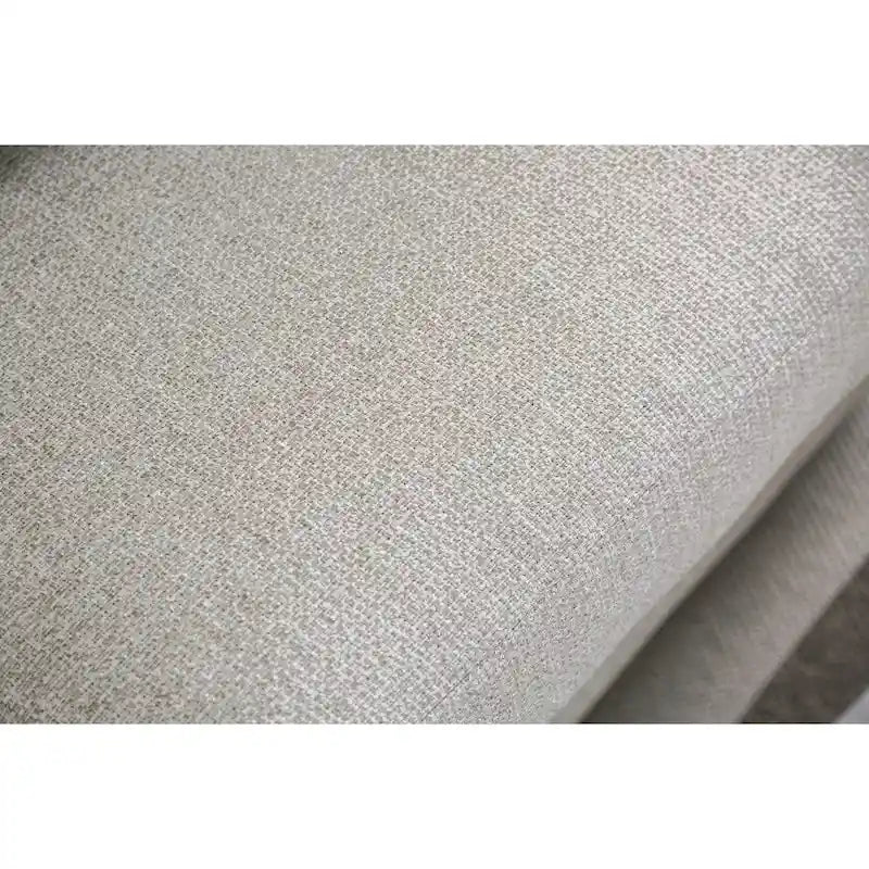 Canapé rembourré en tissu de lin gris de transition Zito par Furniture of America